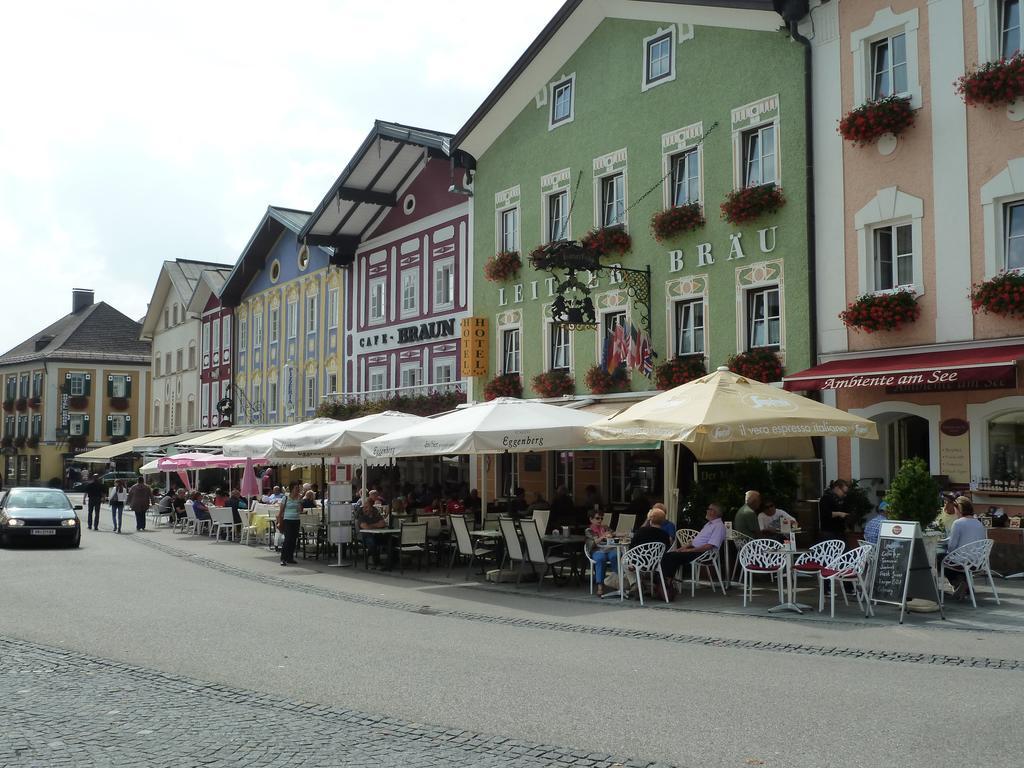 Апартаменты Gaestehaus Sonnenhang Мондзее Экстерьер фото